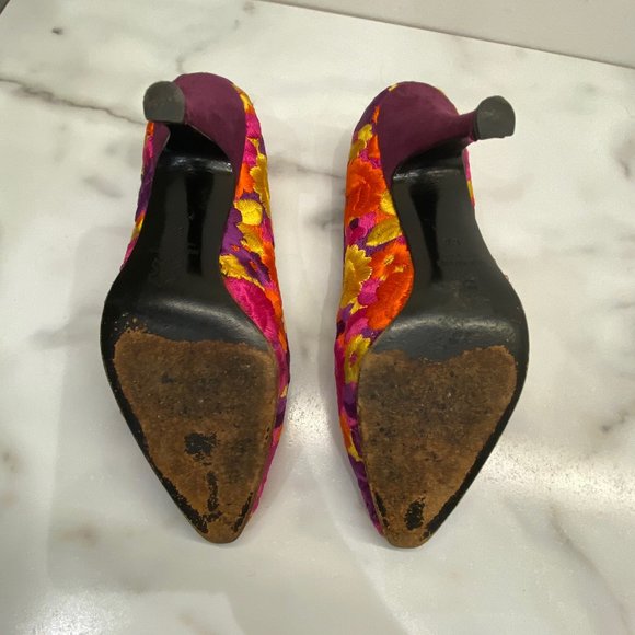 Vintage Valentino floral pumps - Picture 9 of 12